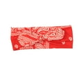 thumbnail image 2 of ZLight Bandeau de Sport Mode Nœud Réglable Multicolore Style Vintage Bandeau de Lavage du Visage Accessoires pour Femmes Rouge 1Ensemble, 2 of 6
