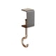 thumbnail image 2 of Gancho de Montaje para Escritorio, Colgador Ajustable con Clip, con Pinza Giratoria, para Auriculares, Bolsos, Mochilas, Llaves, Paraguas, Cables, Mandos de Juego, 8.5x2.5x2.5cm, 2 of 6