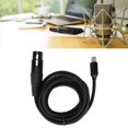thumbnail image 1 of Cable USB C a XLR hembra ANGGREK Plug and Play HiFi Bajo Ruido, 1 of 7