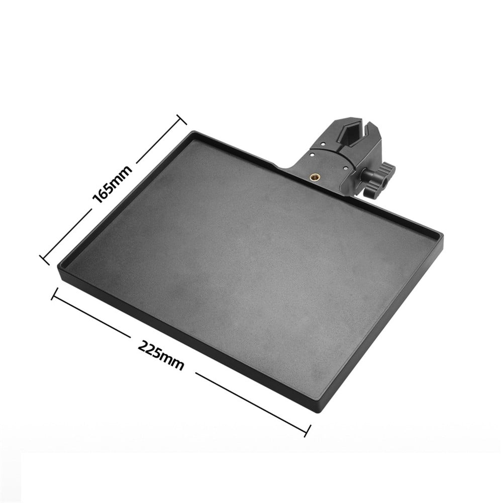 AFQH Sound Card Tray With Mobile Mobile Phone Clip for Mic Stand Live Tripod Bracket