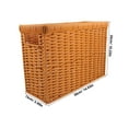 thumbnail image 2 of unbranded Cesta De Para Almacenamiento Con Asas Y Japonés De Rattan Y Plástico, 2 of 6
