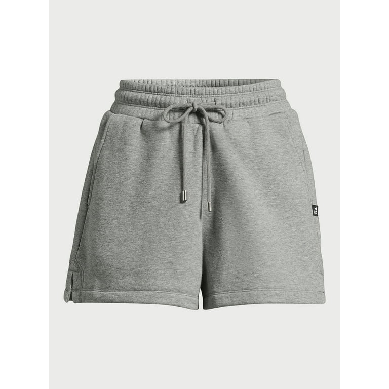 【MUCENT】 WEIR SIDE BUTTON SWEAT BERMUDA HALF PANTS UNISEX Free Assembly Women's Sweat Shorts with Side Slits, 3