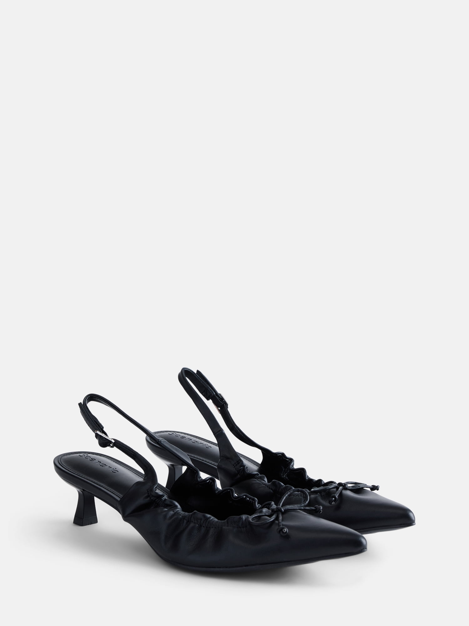 Scenario Women's Scrunch Slingback Heels