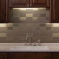 thumbnail image 7 of Aspect Peel and Stick Backsplash 3in x 6in White Metal Tile 15 Sq Ft Kit for Kitchen and Bathrooms, 7 of 7
