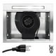 thumbnail image 5 of Campana Cocina Extractora De Pared 50 Cm Acero Inox Luz Led plateado 50 cm, 5 of 9