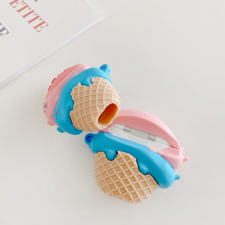 For AirPods 3rd Gen 2021/1/2/Pro Shockproof 3D cat ice cream