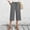 Gray, variant on JUSLIO Capris for Women Linen with Pockets Casual Fashion High Elastic Capris Pink 2XL