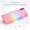 Pink, variant on Crystal Transparent RGB Wireless Mechanical Feel Keyboard, 99-Key Tri-Mode Bluetooth 5.0/2.4G/USB-C, Rechargeable Backlit Keyboard with Volume Knob & Number Pad for Home Office & Desk Setup, Black