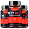 Phinaturals Testosterone Booster for Men, Pack of 3 | Muscle Growth, Libido & Energy Support | Male Enhancement Supplement for Strength & Endurance