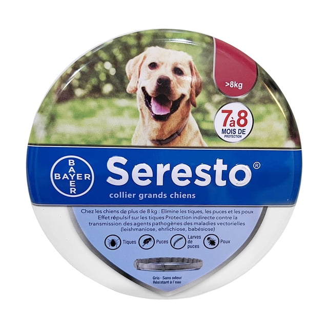 Bsvklp Collar Repelente Pulgas Y Garrapatas para para Cachorros Y Gatos Grandes (perro 70 Cm/Versión Francesa)