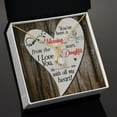 thumbnail image 3 of To My Daughter You've Been a Blessing Alluring Ribbon Necklace Message Card, 3 of 20
