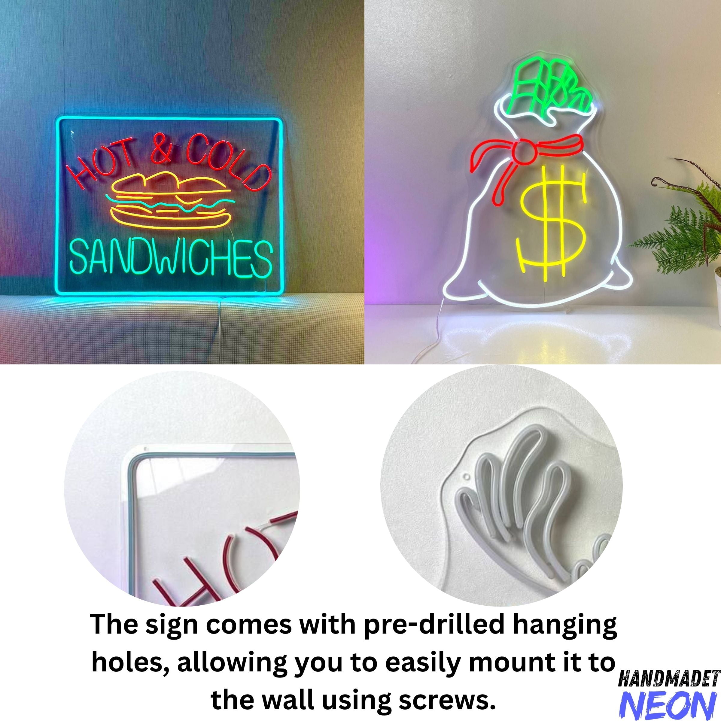 Handmadetneonsign Lemon Neon Sign, Lemonade Juice Wall Art, Tropical Juice Bar Decor 136395