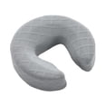thumbnail image 3 of Almohada de cuna facial de espuma viscoelástica, ergonómica, suave, cómoda y transpirable. Gris, 3 of 8
