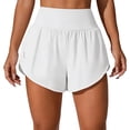 thumbnail image 4 of High Rise Women Exercise Shorts Double Layer Athletic Running Shorts with Inner Short for Gym Practice and Warm Weather, 4 of 10