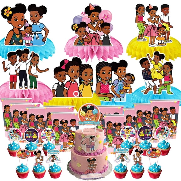 Gracies Corner Party Supplies Decor Cups Fans Decorations Honeycomb Centerpieces Cake Toppers