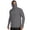 Dark Gray*, variant on RUTAYY Men's Hoodie Long Sleeve Attached Neck Gaiter Solid Color Outdoor Casual Sweatshirt Purple