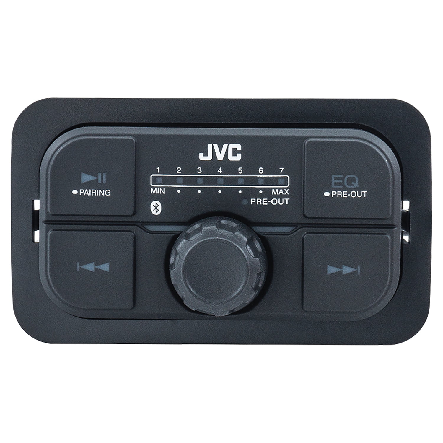 JVC KS-DR2104DBT DRVN DR Series 600W 4-Channel Compact Marine/Powersports Class D Amp with Bluetooth and Remote