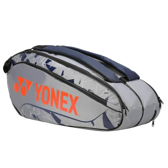 Yonex Badminton Racquet Bag 2326 T01, Colour - Grey Cherry Tomato, Material - Polyurethane