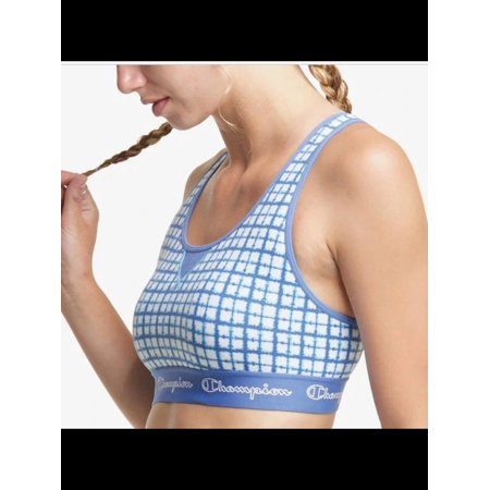 CHAMPION Intimates Blue Full Coverage Moderate Support Cutout Sports Bra S