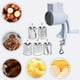 thumbnail image 1 of Fresadora de Manivela BLESIY Molino de Maíz con Abrazadera de Mesa Trituradora de Queso Rotativa Blanco 5 Hojas, 1 of 8