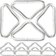 thumbnail image 1 of 30Pcs Wear-resistant Trampoline Parts Metal Trampoline Buckles Professional Triangle Buckles, 1 of 3