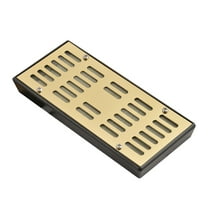 LOLIPPYY Cigar Humidor Accessory Golden Metal Humidifier for Home and Travel Use