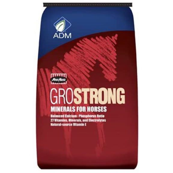 ADM Grostrong Horse Feed Vitamin Mineral 25 lbs.