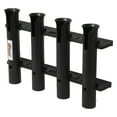 thumbnail image 5 of Extreme Max 3005.5641 Wall-Mount Poly Fishing Rod Holder - 4-Rod, Black, 5 of 8