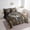 Brown, variant on Erosebridal Hunting Deer Bed in a Bag Twin size, American Flag Bed Set, Rustic Farmhouse Reversible Bedding Twin Size, Breathable Bedroom Decorative, 7-Piece