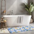 thumbnail image 2 of Blue Daisy Flower Green Leaves Pattern Kitchen Rug Mat,Kitchen Runner Rugs Non Skid Washable,Decorative Kitchen Floor Mats for Kitchen,Sink,Laundry,17"x47.2", 2 of 7