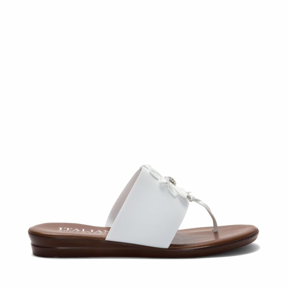 Italian Shoemakers 6460S22 WHITE SANDAL Walmart