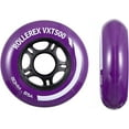 thumbnail image 6 of Rollerex VXT500 Inline Skate Wheels – 4 Pack Durable Replacement Roller Blade Wheels for Indoor & Outdoor Skating (80mm, Royal Purple), 6 of 6
