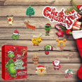 thumbnail image 1 of Christmas Advent Countdown Calendar 2023 Cute Green Elf Figures Doll_Perfect Gift, 1 of 1