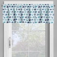 thumbnail image 4 of Ambesonne Cartoon Dino Valance & Curtain, Blue Tones Dinosaurs, 55"x45", Pale Blue Multicolor, 4 of 7