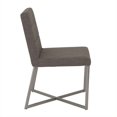 thumbnail image 2 of Eurostyle Tosca  Dining Chair in Dark Gray and Stainless Steel, 2 of 4