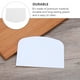 thumbnail image 5 of Cortador de masa para pasteles de plástico con forma semicircular, raspador, utensilios de cocina para hornear (blanco suave), 5 of 7