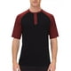thumbnail image 5 of Playera Manga Corta Cuello Henley Moda Con Bloques De Color, 5 of 8