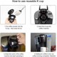thumbnail image 2 of Tazas K reutilizables para Keurig, filtro de café reutilizable K Cup recargable - 8 paquetes, negro, 11 Feliz Sencillez, 2 of 5