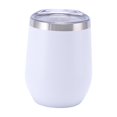 thumbnail image 1 of Taza de cáscara de huevo de 12 oz Swig304, taza de vino tinto de acero inoxidable, gran panza, taza de agua con conservación del calor en forma de U, 1 of 5