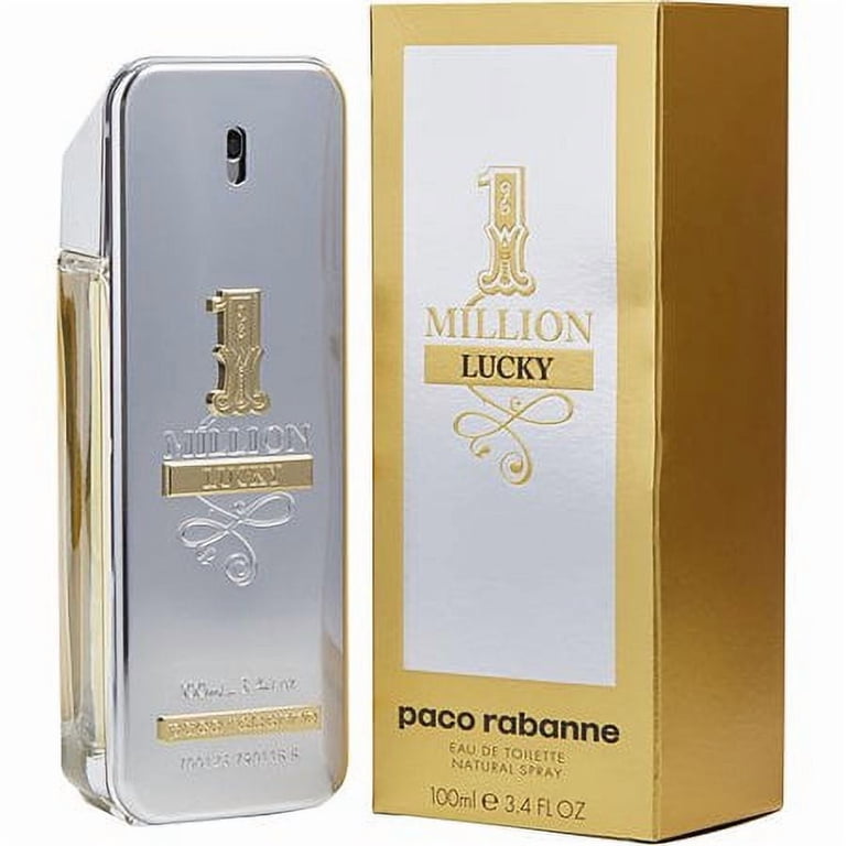 Paco Rabanne 1 Million Lucky Men's Night Perfume, 3.4 Oz Eau De