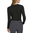 thumbnail image 2 of Calvin Klein Womens Long Sleeve V-Neck Bodysuit, 2 of 2