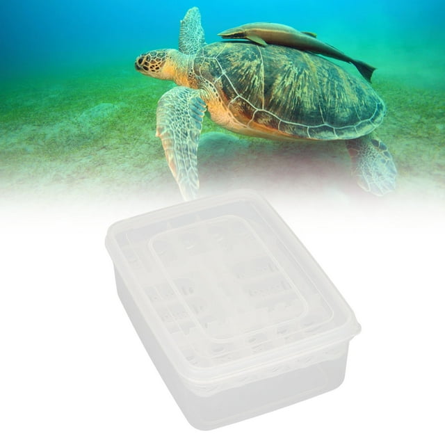 Reptiles Eggs Incubator, 16 Grids Reptile Breeding Box Pet Hatching Container Plastic Reptile Incubator For Hatching Snakes Turtles Lizards Bearded Dragon