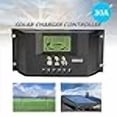 thumbnail image 4 of Thincol CM3024Z PWM Intelligent Solar Panel Charge Controller Regulator LCD Display 12V 24V 30A PVC, 4 of 4
