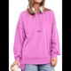 thumbnail image 2 of Sudadera para Mujer, Estilo Informal, de Larga, con Botones y Cuello Henley, Estilo Túnica, para Otoño. Rosa Brillante XL, 2 of 7