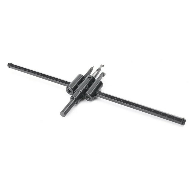 30-300MM Metal Wood Circle Cutter Kit Hole Saw Drill Bit DIY Handy Tool With 2 Changable Centre Bits