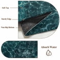 thumbnail image 6 of Teal Green Ocean Waves Area Rugs 6'x9', Washable Small Throw Rugs for Kitchen Dining room, Red Boat Coastal Indoor Outdoor Rug Non-Slip Low Pile Carpet Runner Reversible Floor Mats, 6 of 8
