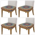 thumbnail image 2 of Honeii Round Mandala Print Square Cushion Cover with Elastic Band & Ties,Sofa Cushion Covers,Furniture Protector for Living Room,Washable Sofa Seat Slipcover-Four Pieces, 2 of 7