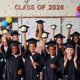 thumbnail image 1 of Graduation Candy Dome Greeting Card 2026 Class Cap Tassel • Clear Candy Sprinkle Dome Keepsake • Party Favor Gift, Blank Back to Personalize, 1 of 9