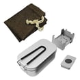 thumbnail image 4 of Camping Alcohol Stove Lunch Box Burner with Handle Burner Bento Box Mini Folding B, 4 of 9