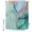 Teal Green, variant on Eucalyptus Leaves Shower Curtains for Bathroom, Spring Botanical Pastoral Watercolor Waterproof Fabric Shower Curtain, Decorative Bathroom Curtain for Bathtub, 72"x78" , No Hooks Included